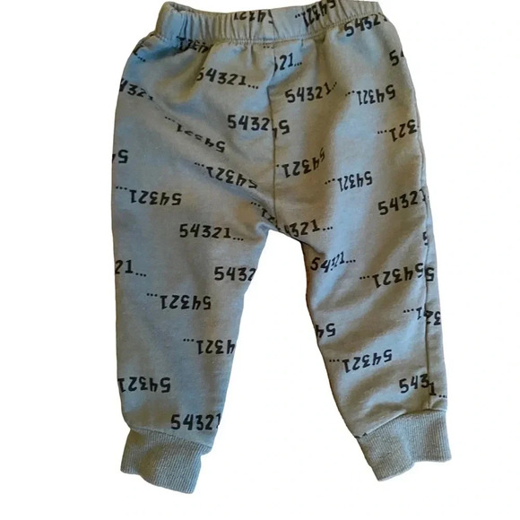 PL BABY BOYS COTTON OANTS NUMBERS SIZE 12 MONTHS - Picture 1 of 3